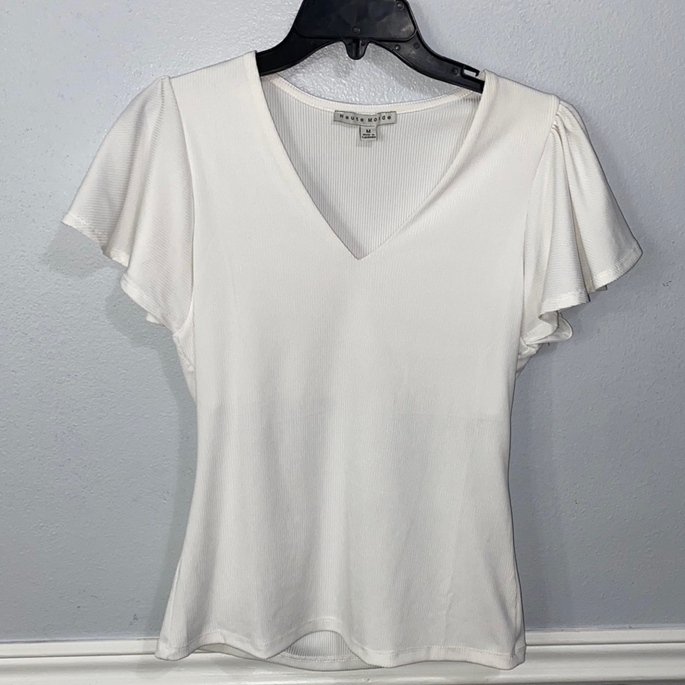Haute Monde White blouse Size: M